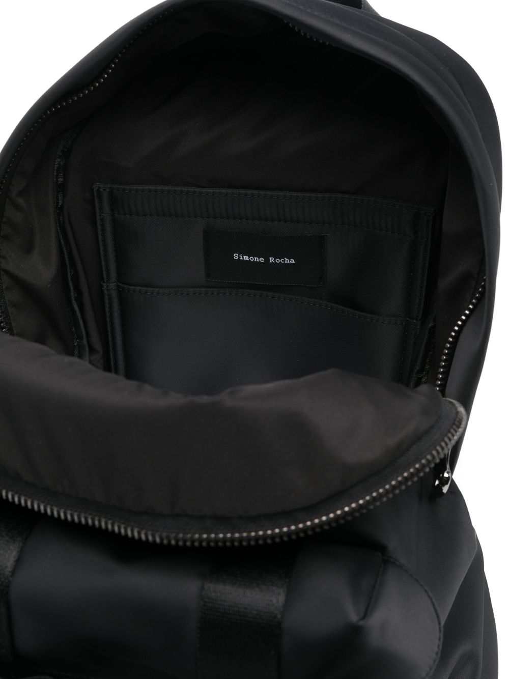 Zaino con fiocchi bow in nero 