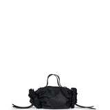 Borsa Mini Double Ribbon Rosette Turbo in nero 