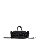 Borsa Mini Double Ribbon Rosette Turbo in nero 