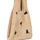 Borsa shopper eco pelliccia in beige 