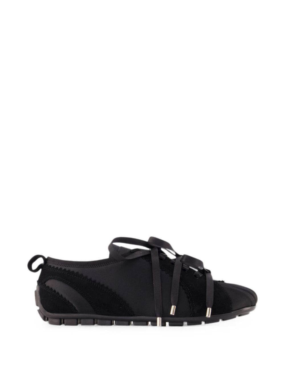 Sneakers satinati grip trainer in nero 