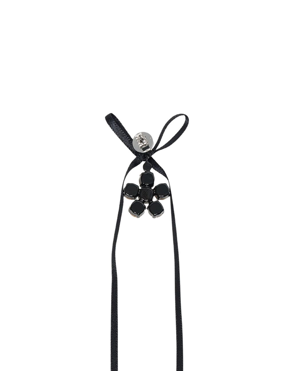 Orecchini con fiocchi Mini Daisy in nero 