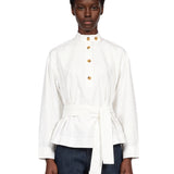 Camicia Lizzie in bianco 