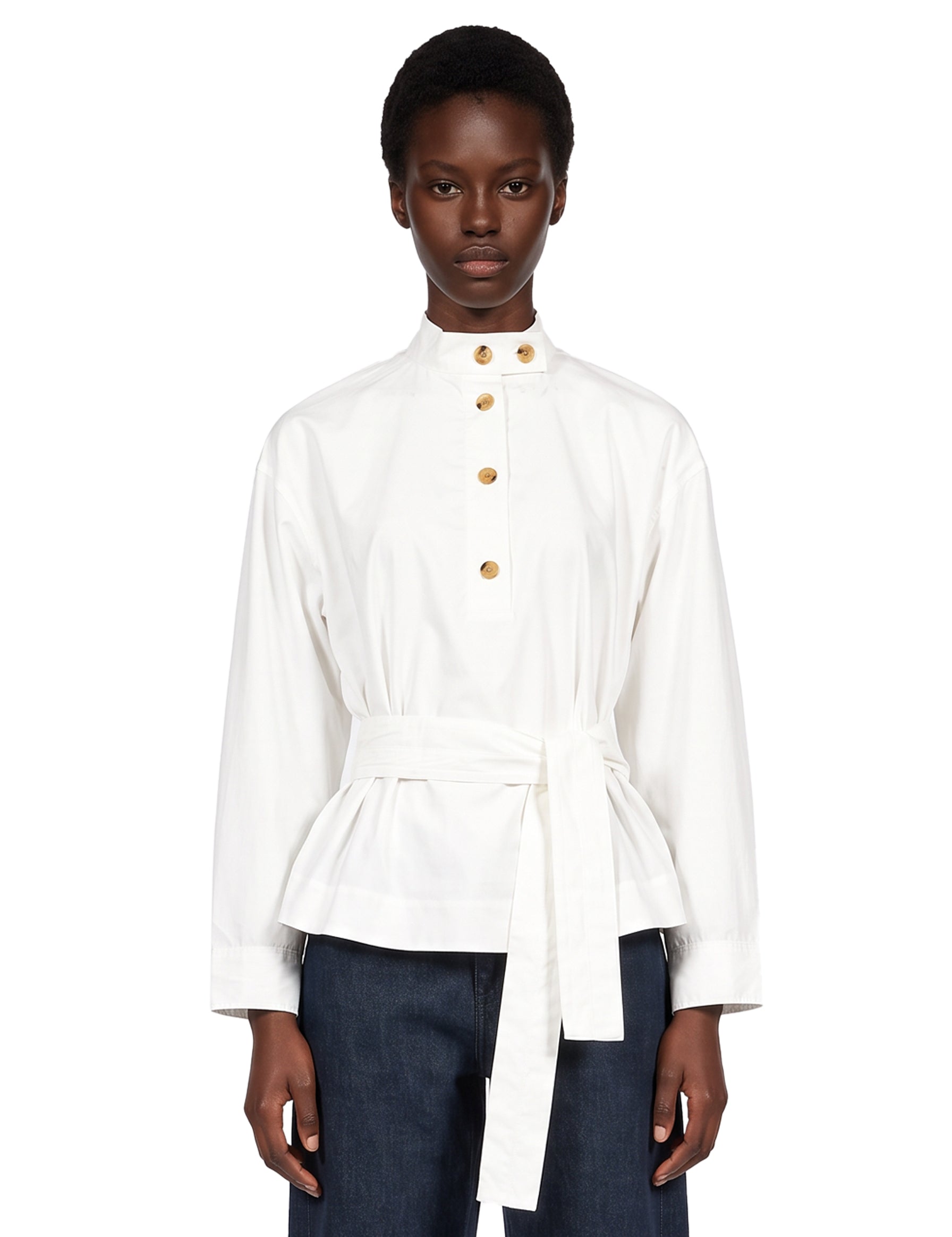 Camicia Lizzie in bianco 