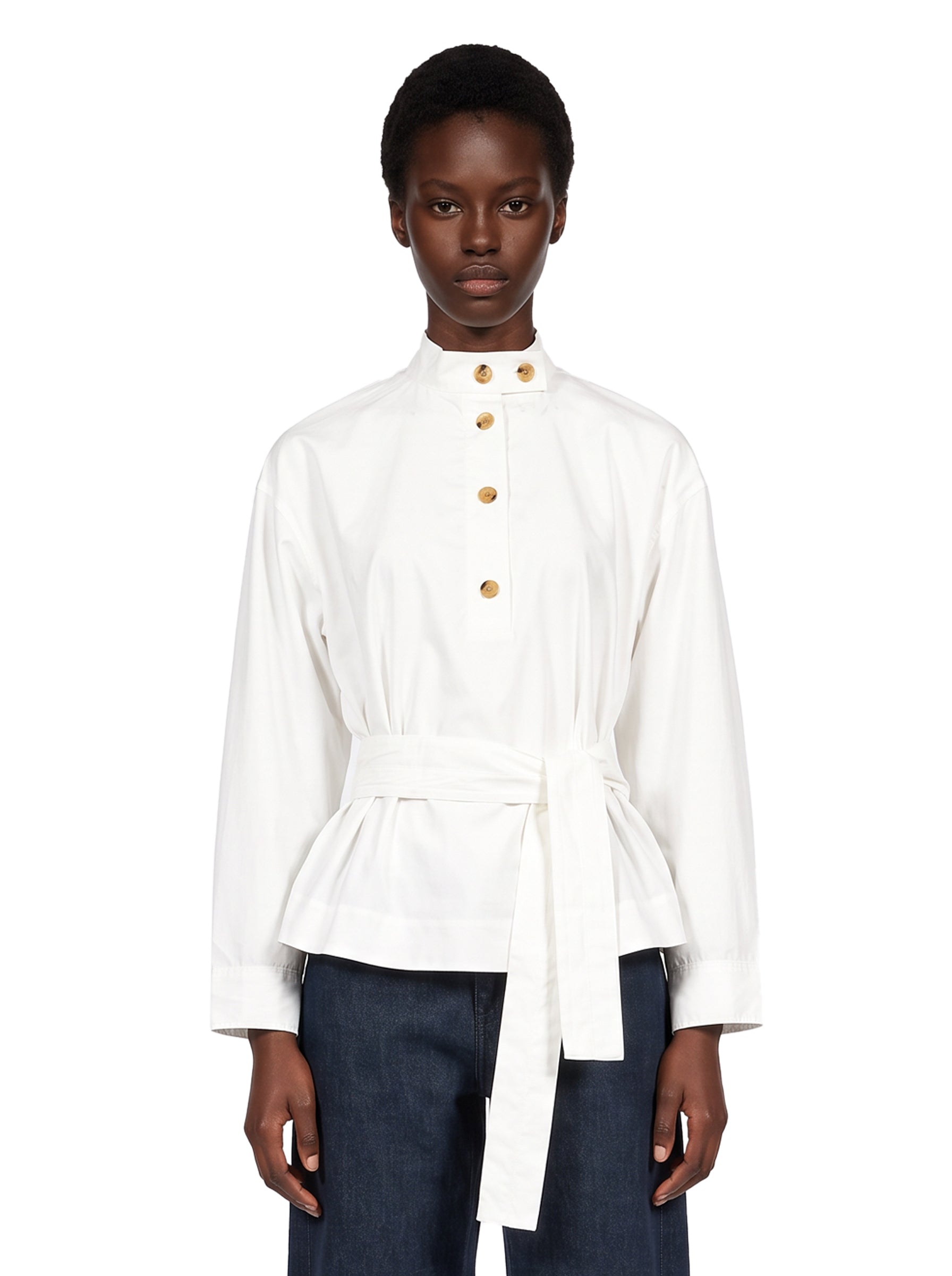 Camicia Lizzie in bianco 