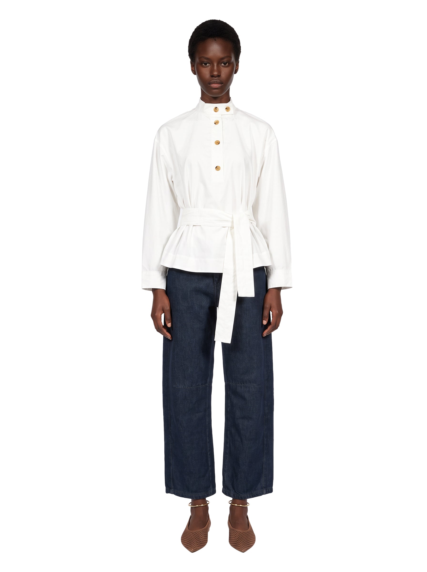 Camicia Lizzie in bianco 