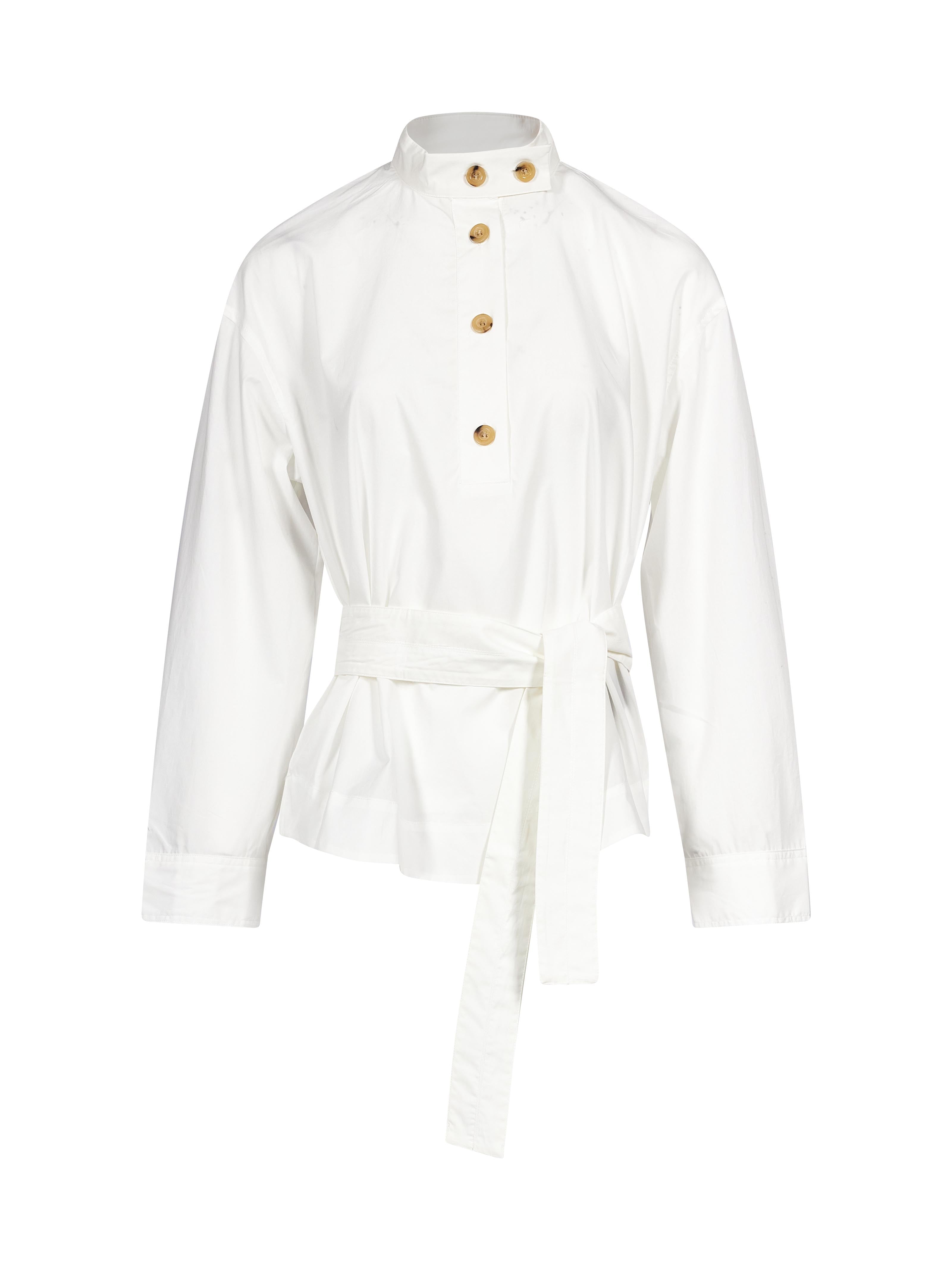 Camicia Lizzie in bianco 