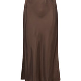 Gonna midi Fever in marrone 