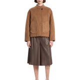 Cappotto corto Windsor in marrone 