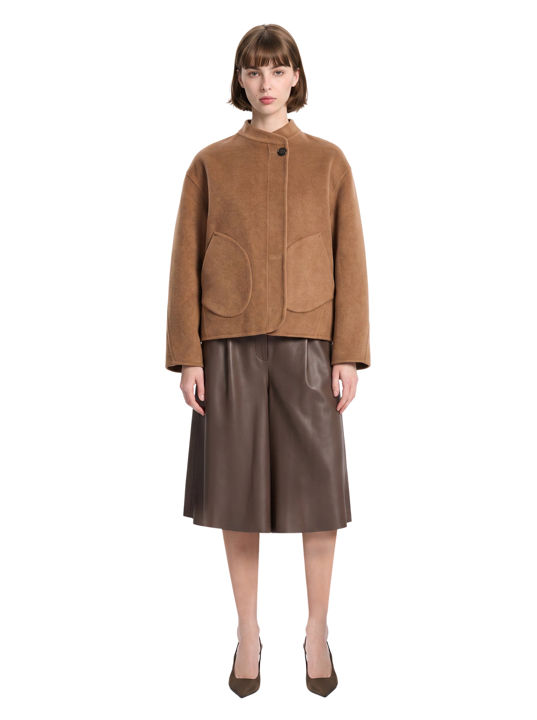 Cappotto corto Windsor in marrone 
