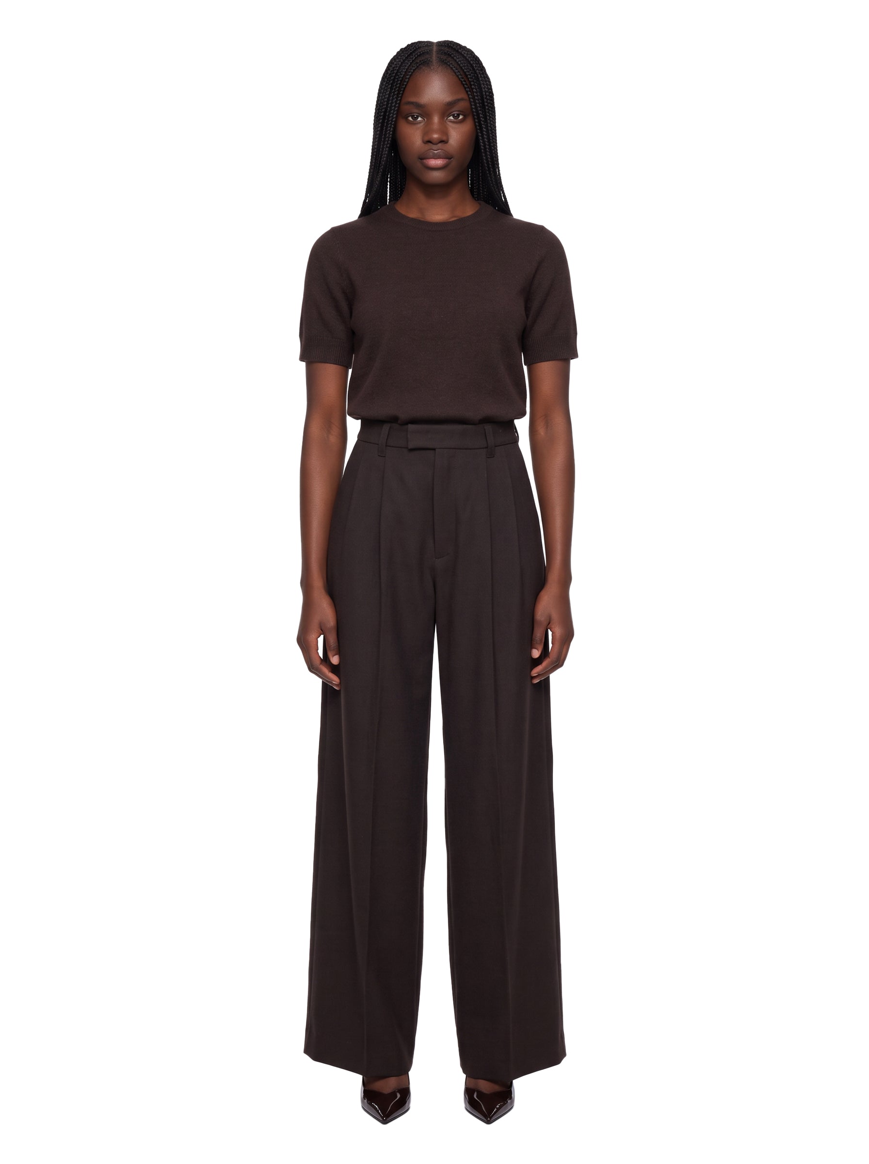 Pantaloni Laumiere in marrone 