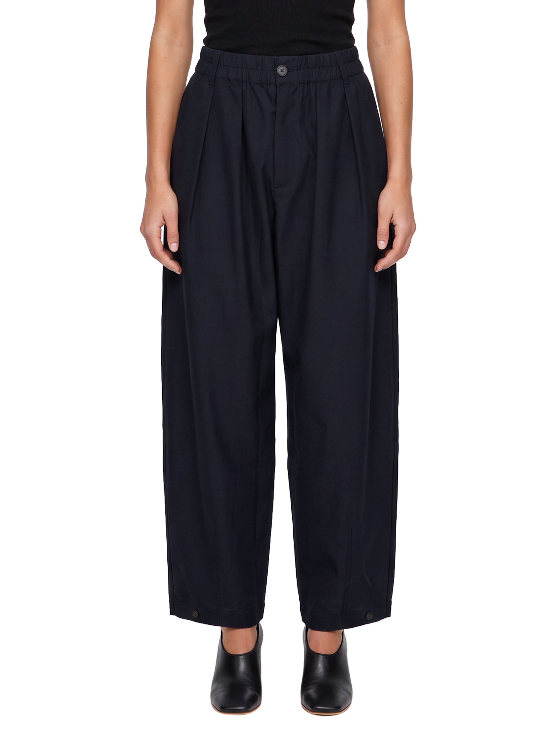 Pantaloni elasticizzati in cotone Vernon in blu 