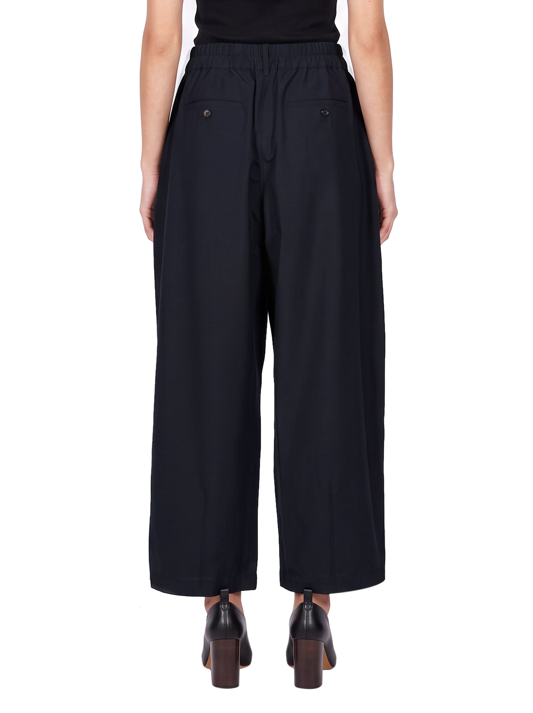 Pantaloni elasticizzati in cotone Vernon in blu 