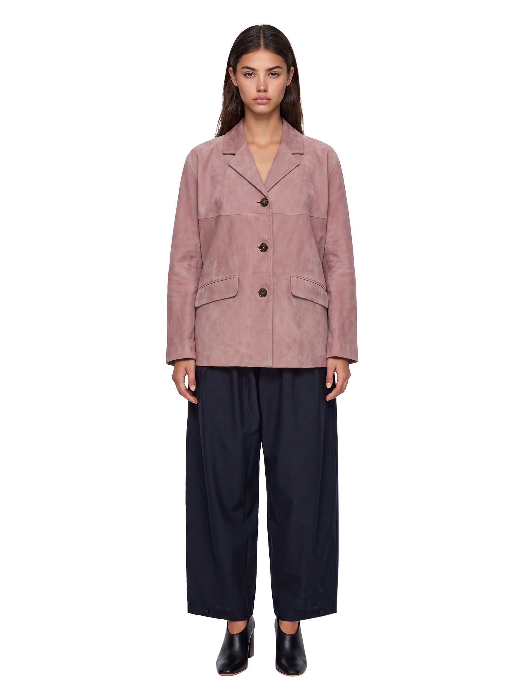Pantaloni elasticizzati in cotone Vernon in blu 