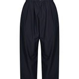 Pantaloni elasticizzati in cotone Vernon in blu 