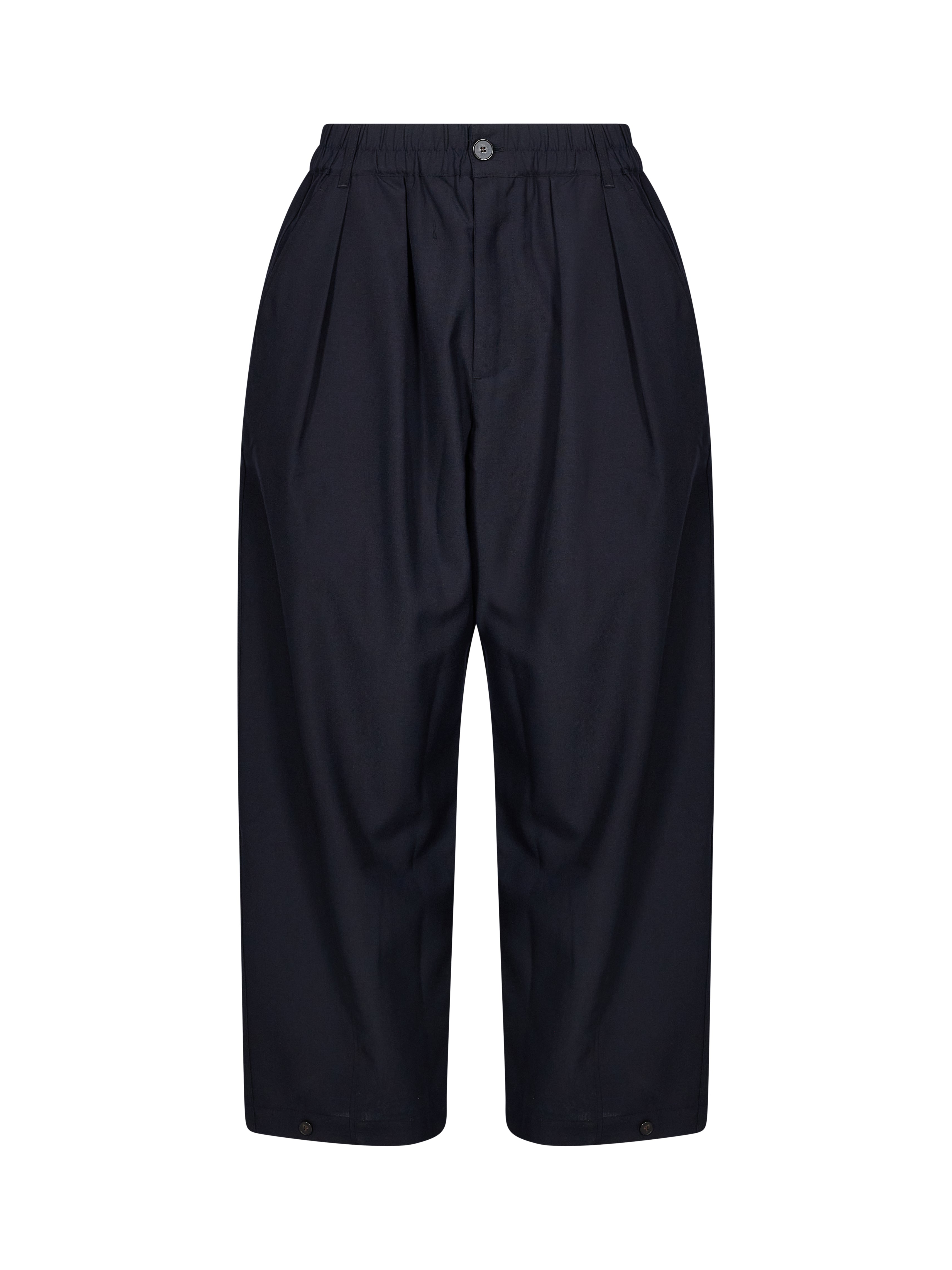 Pantaloni elasticizzati in cotone Vernon in blu 