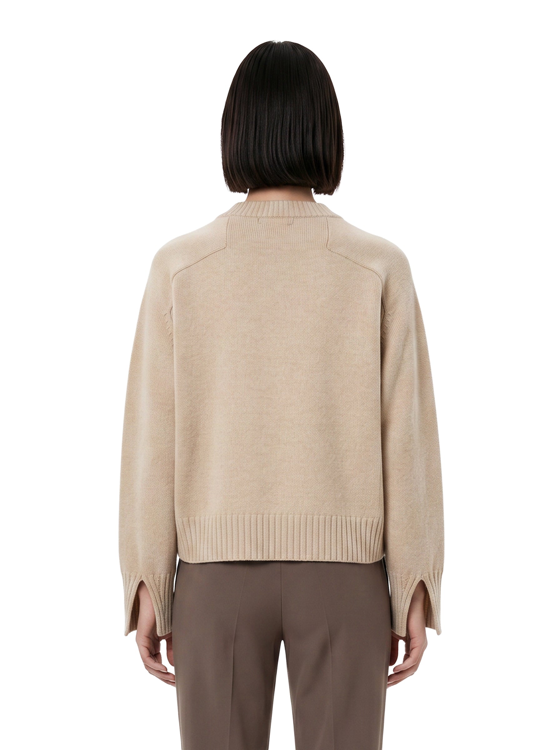 Maglione a girocollo Will in beige 