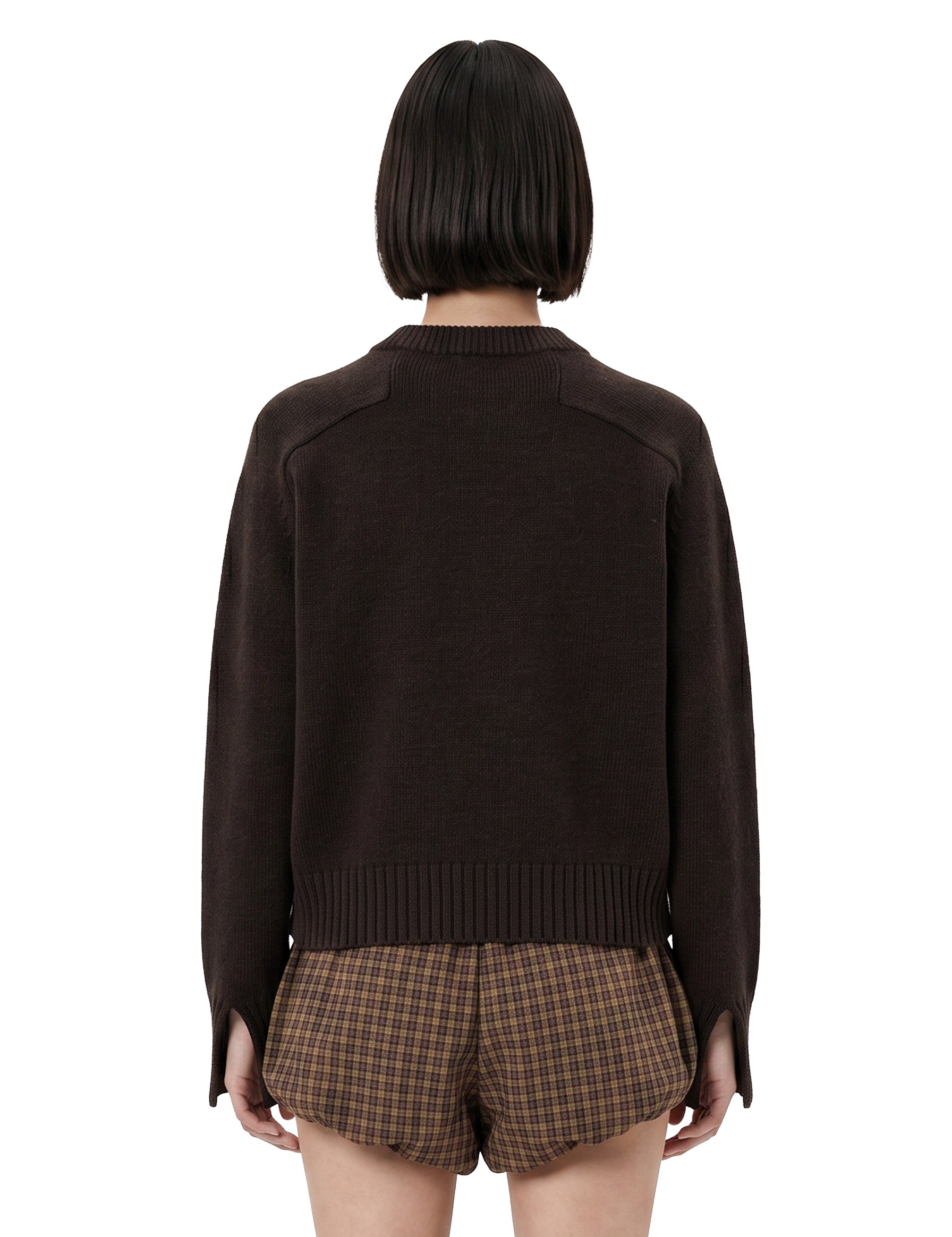 Maglione a girocollo Will in marrone 