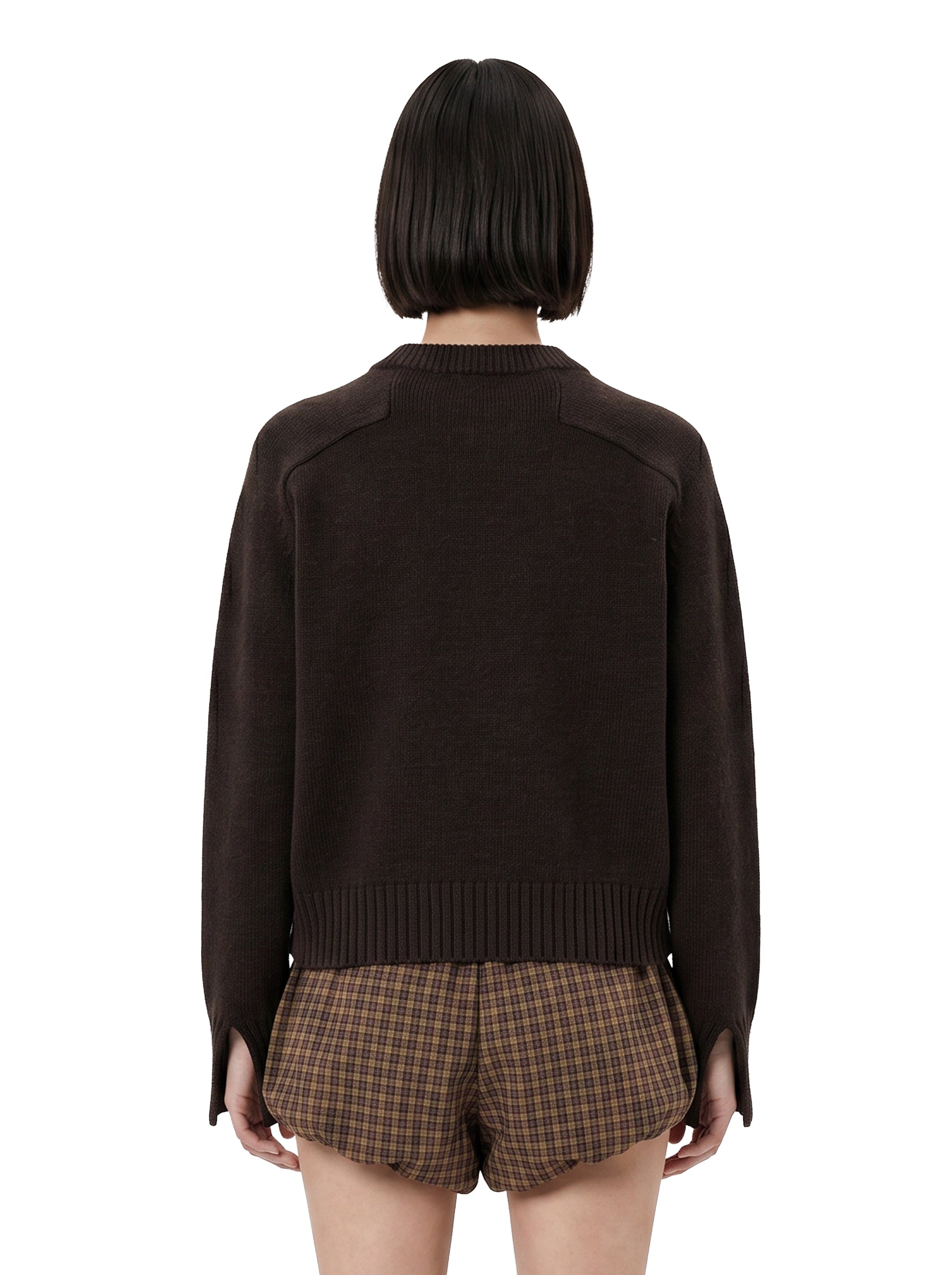 Maglione a girocollo Will in marrone 