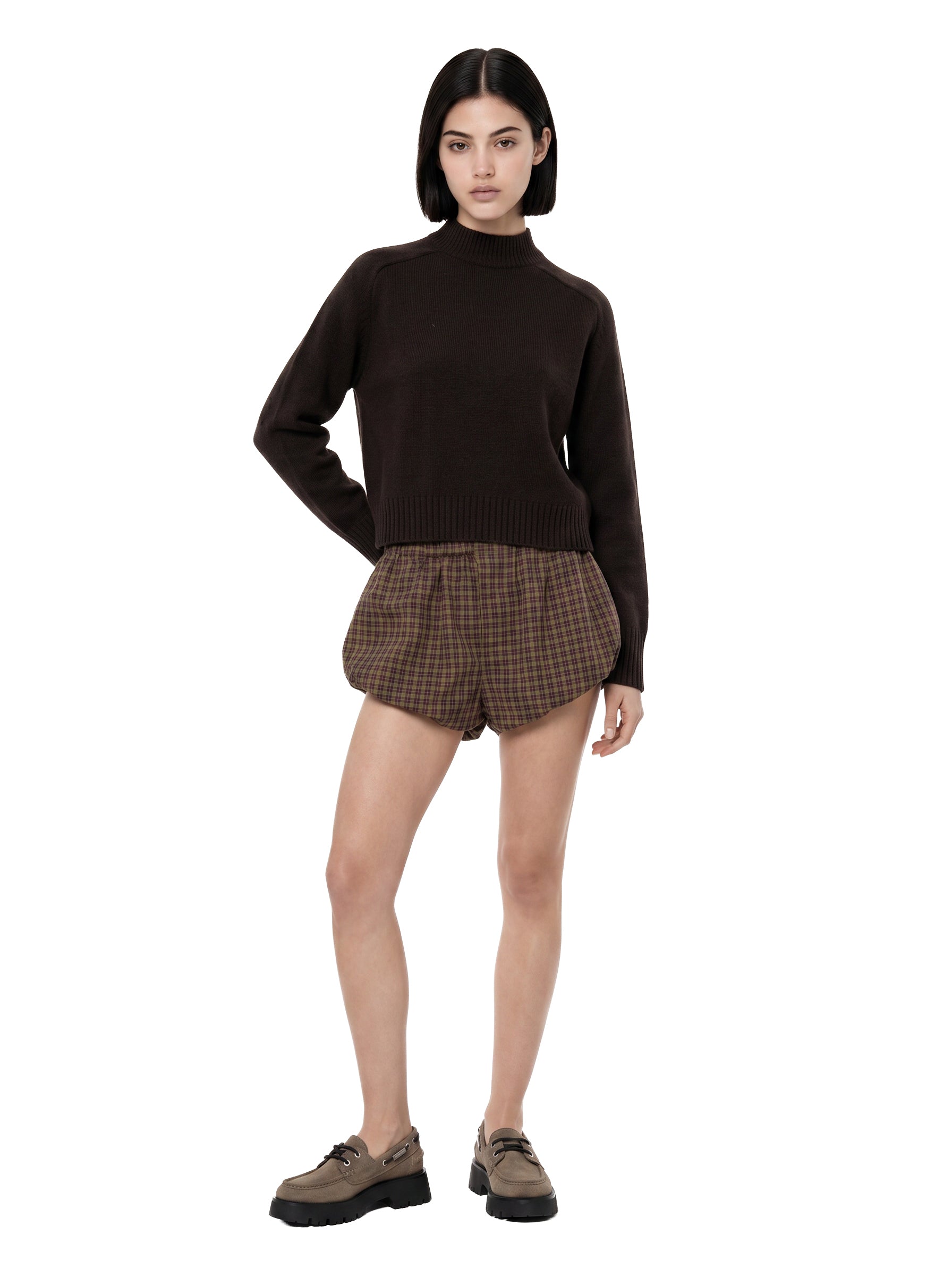 Maglione a girocollo Will in marrone 
