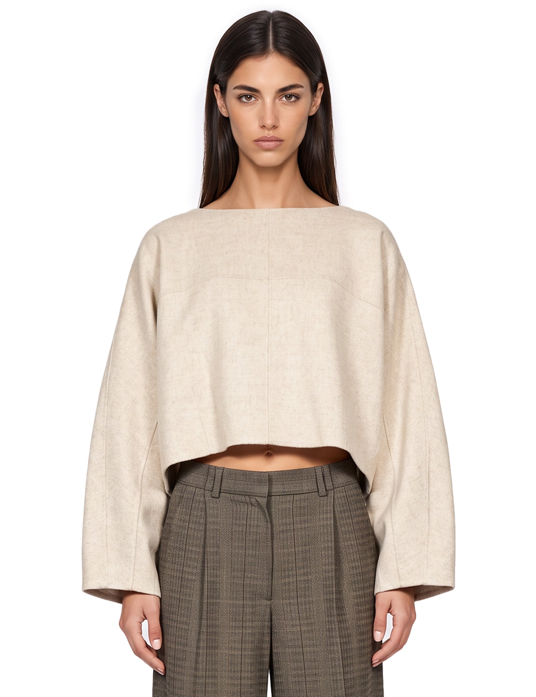 Pullover Hora in avorio 