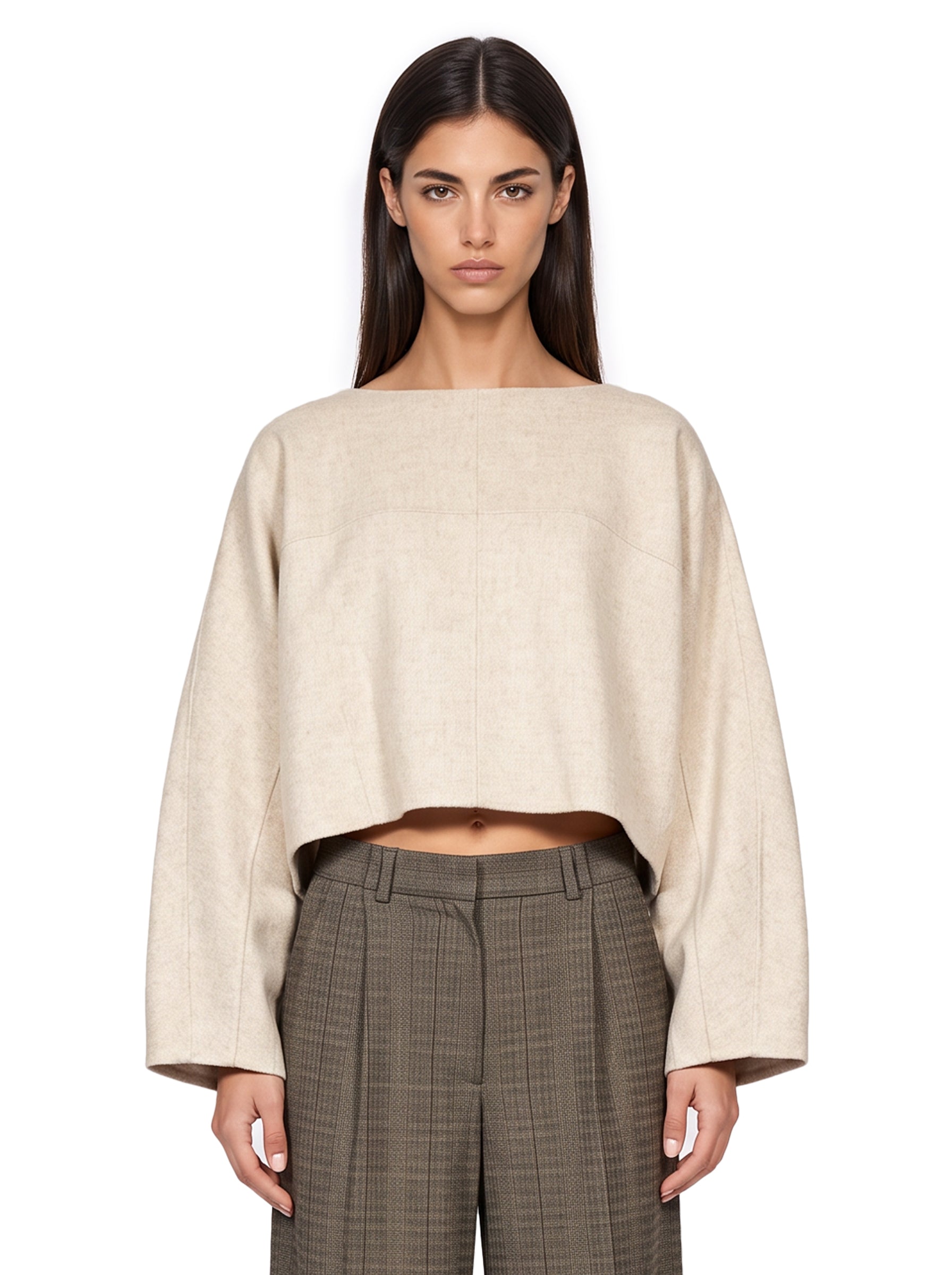 Pullover Hora in avorio 