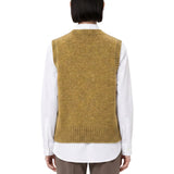 Gilet Namaste in maglia in verde khaki 