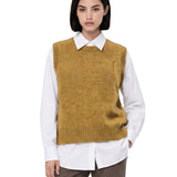 Gilet Namaste in maglia in verde khaki 