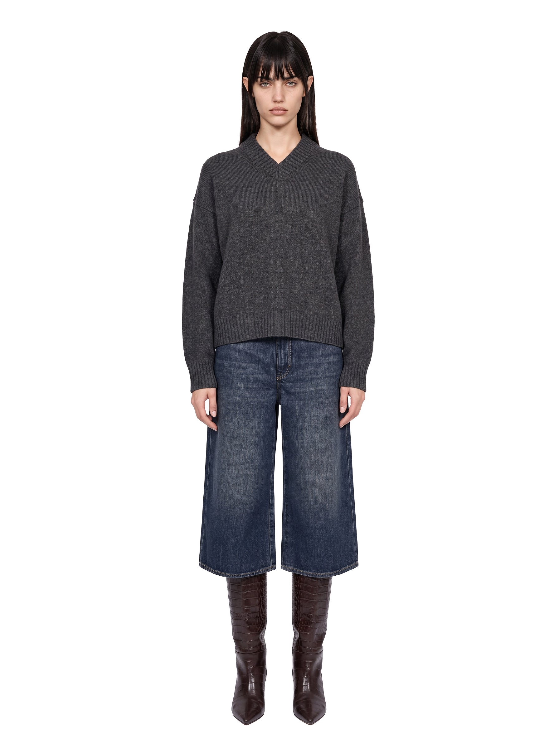 Maglione Julie ampio  in grigio 