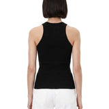 Canotta Kenzie in seta in nero 