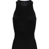 Canotta Kenzie in seta in nero 