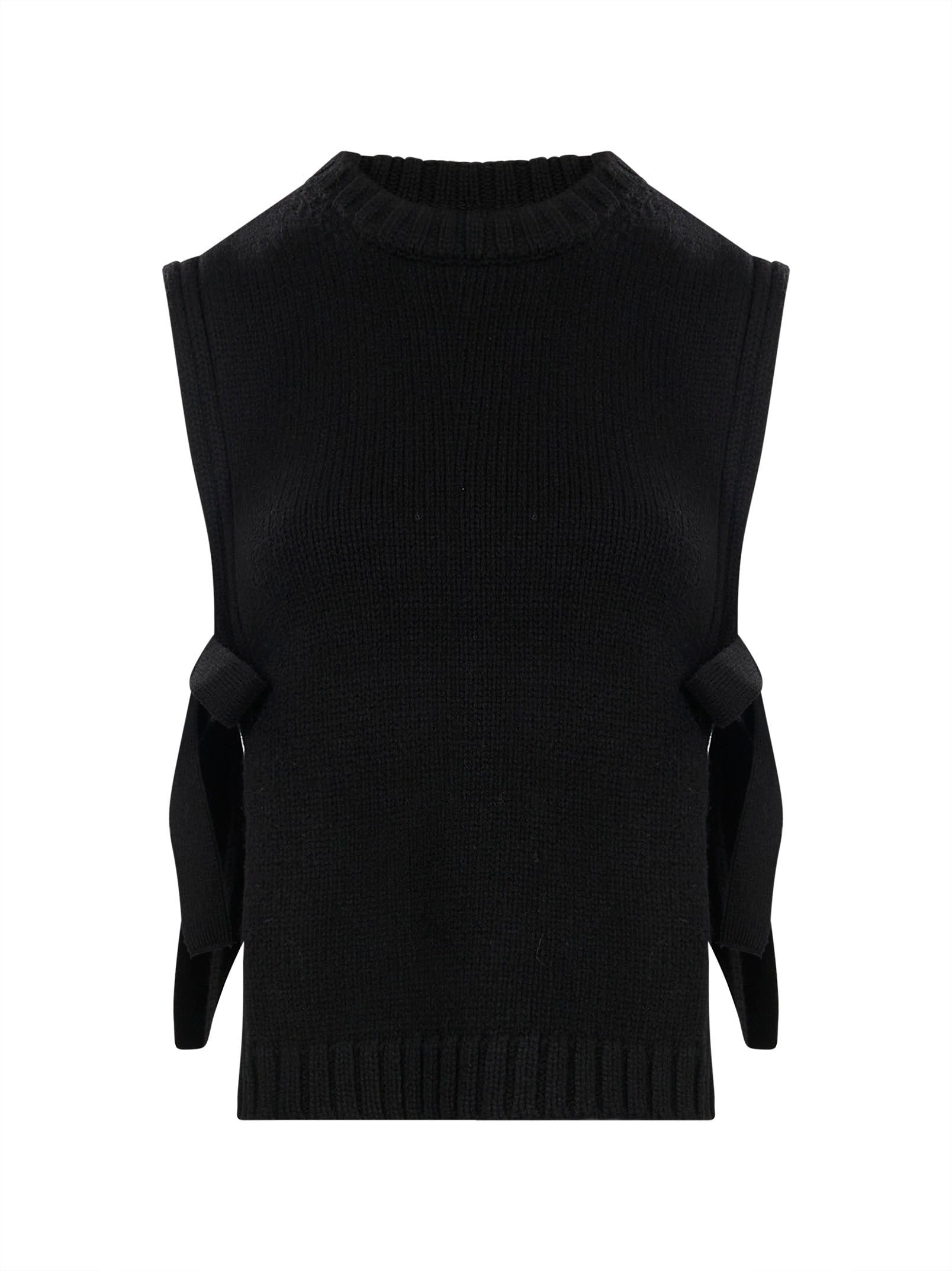 Gilet in maglia Uzel in nero 