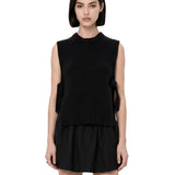 Gilet in maglia Uzel in nero 