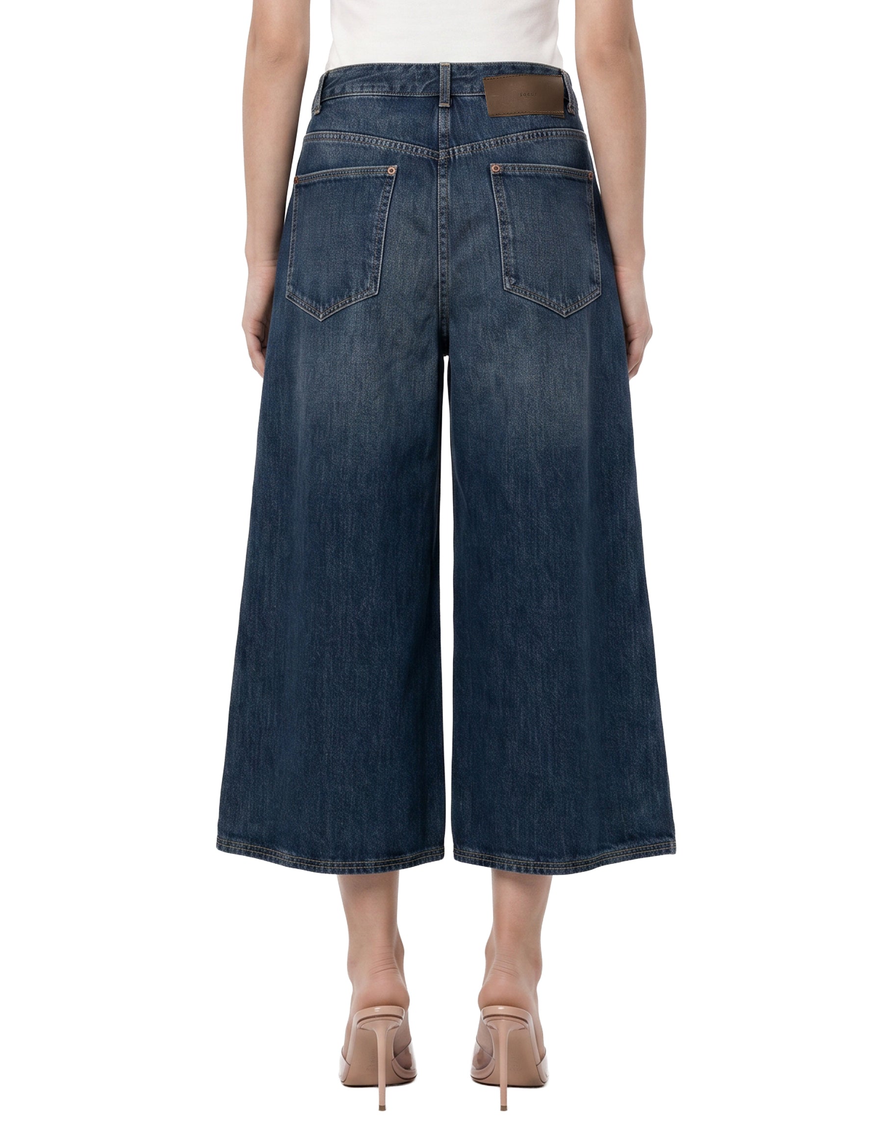 Bermuda in denim Joyce in blu 