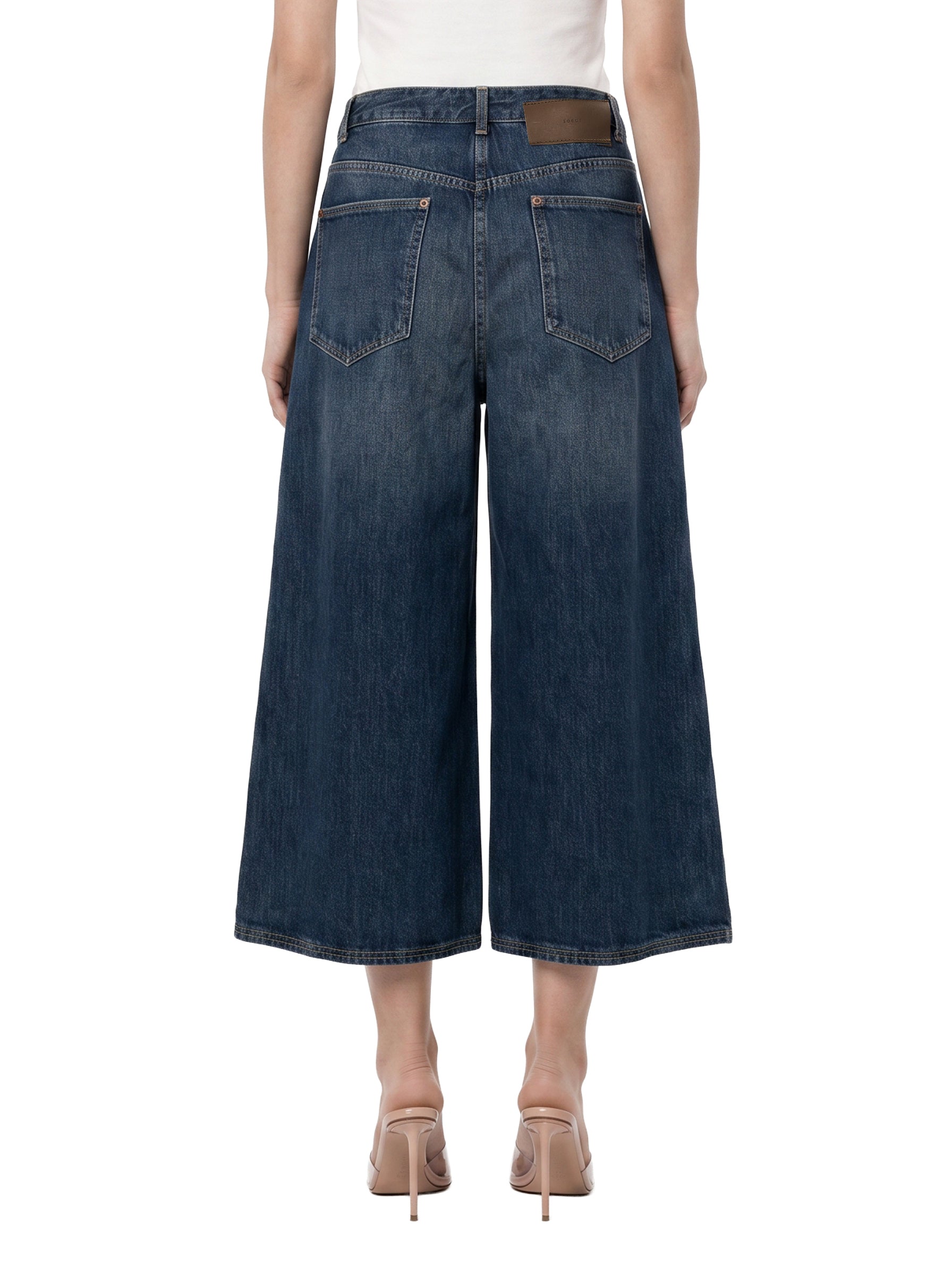 Bermuda in denim Joyce in blu 