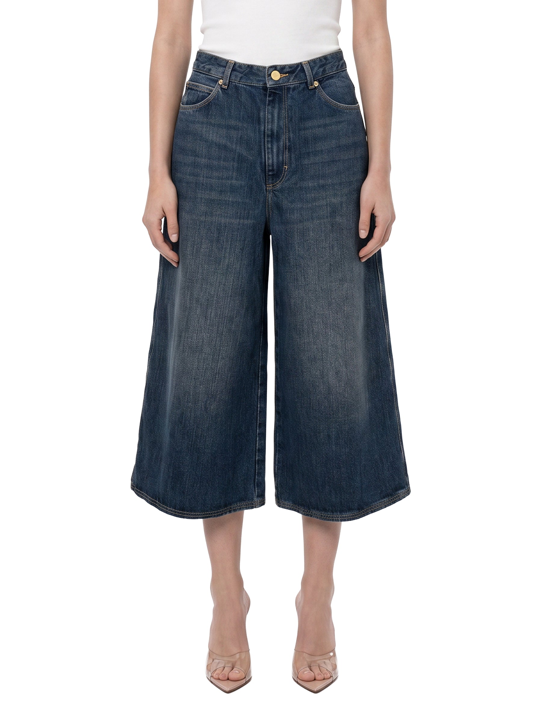 Bermuda in denim Joyce in blu 