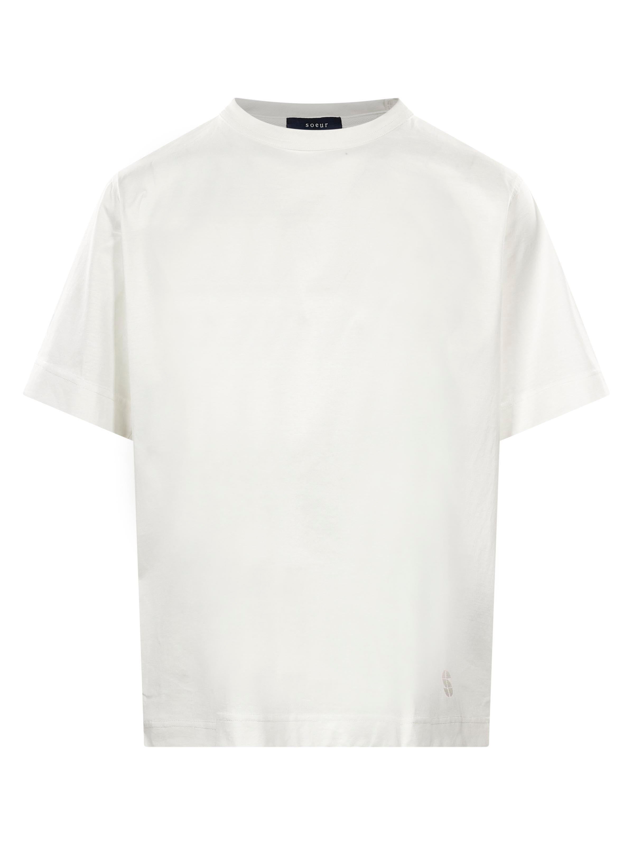 T-shirt oversized in bianco 