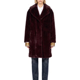 Cappotto Camille Cocoon in viola 