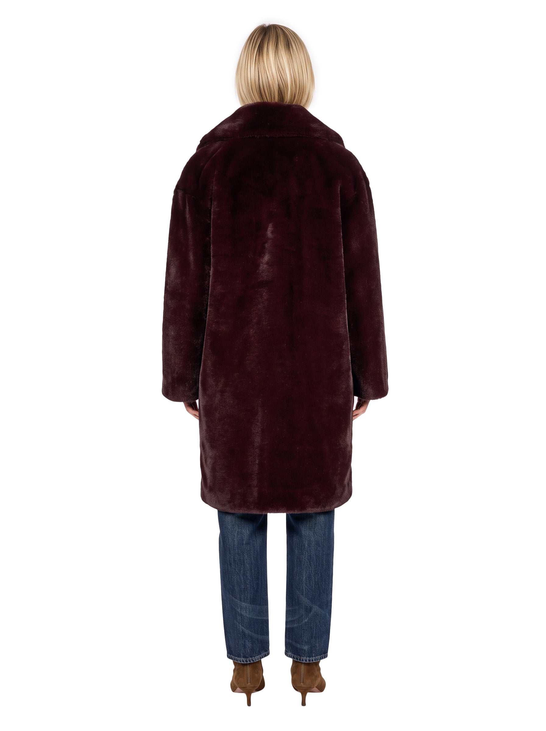 Cappotto Camille Cocoon in viola 