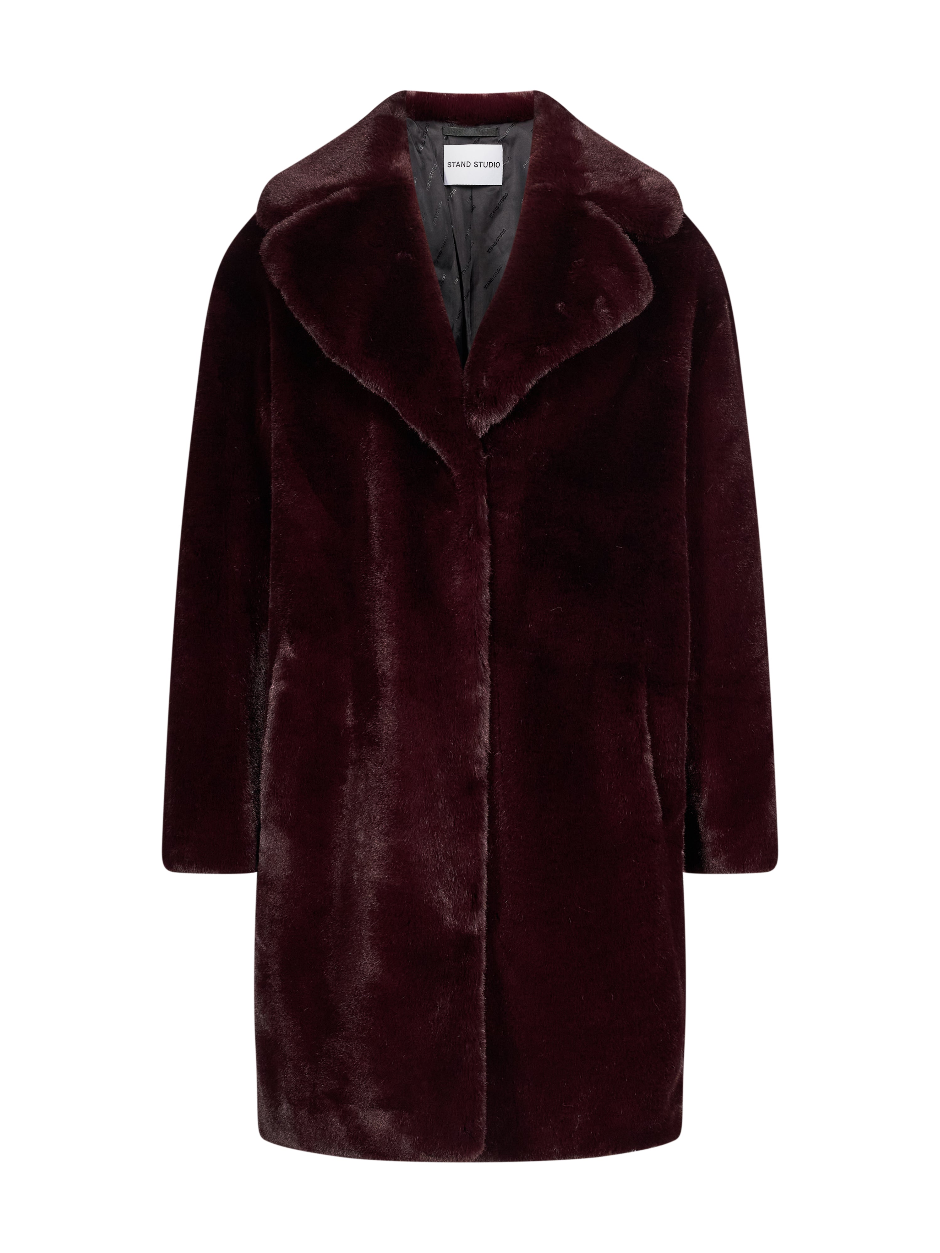 Cappotto Camille Cocoon in viola 