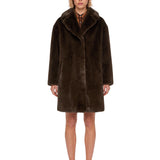 Cappotto Camille Cocoon in marrone 