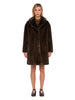 Cappotto Camille Cocoon in marrone