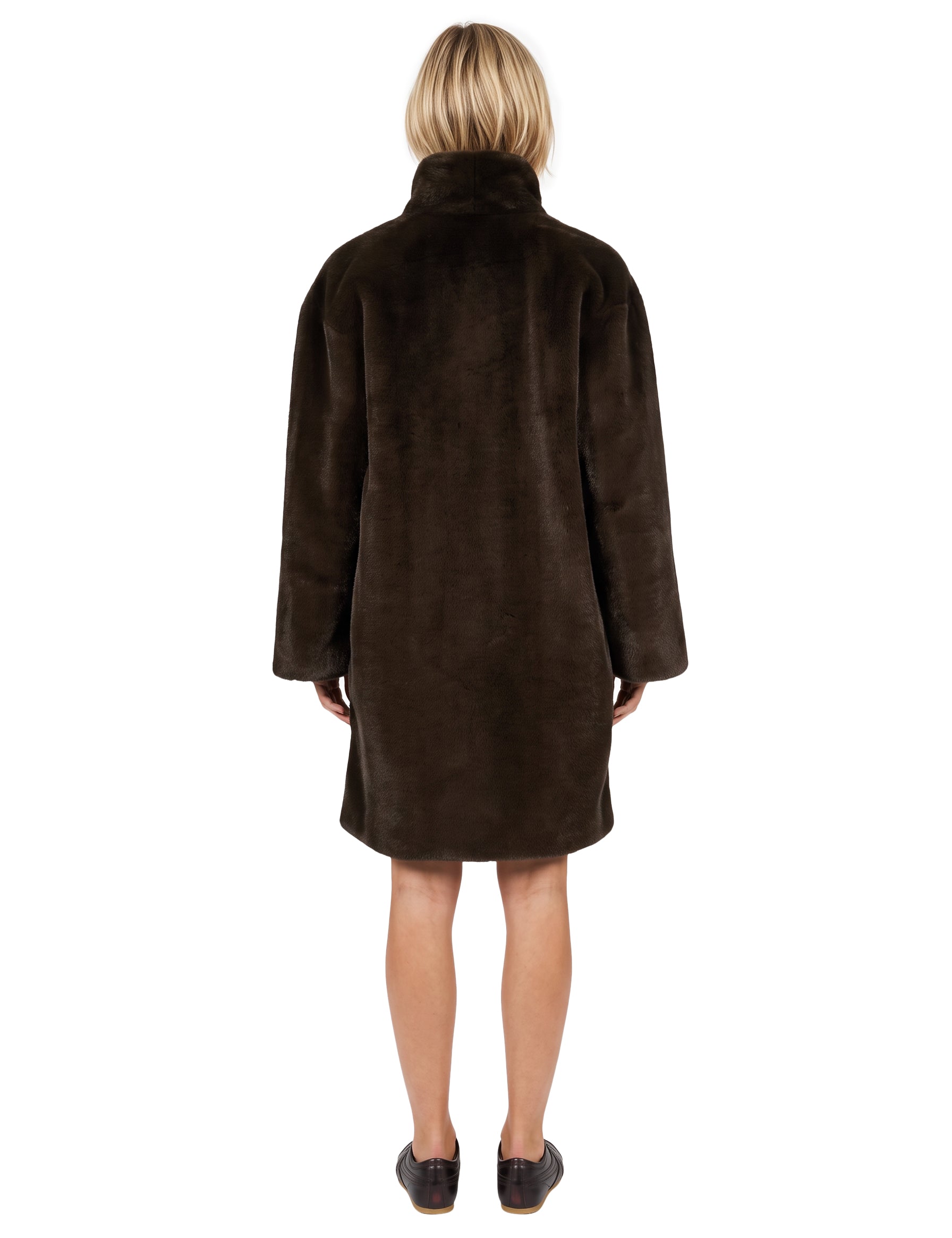 Cappotto Camille Cocoon in marrone 