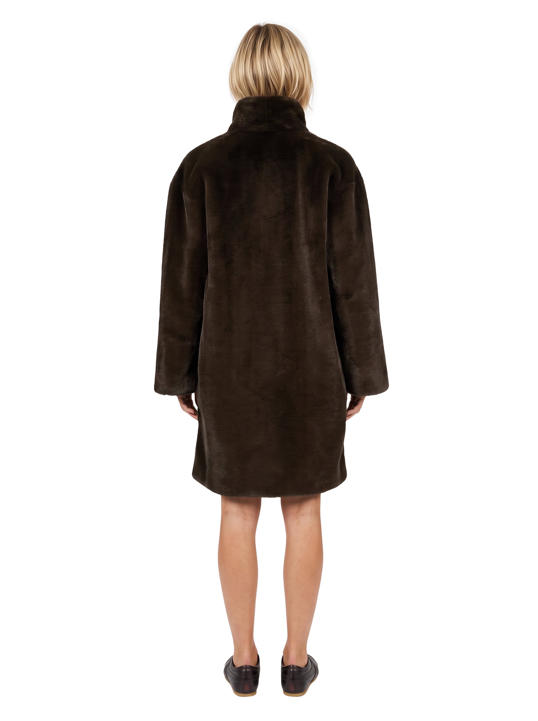 Cappotto Camille Cocoon in marrone 