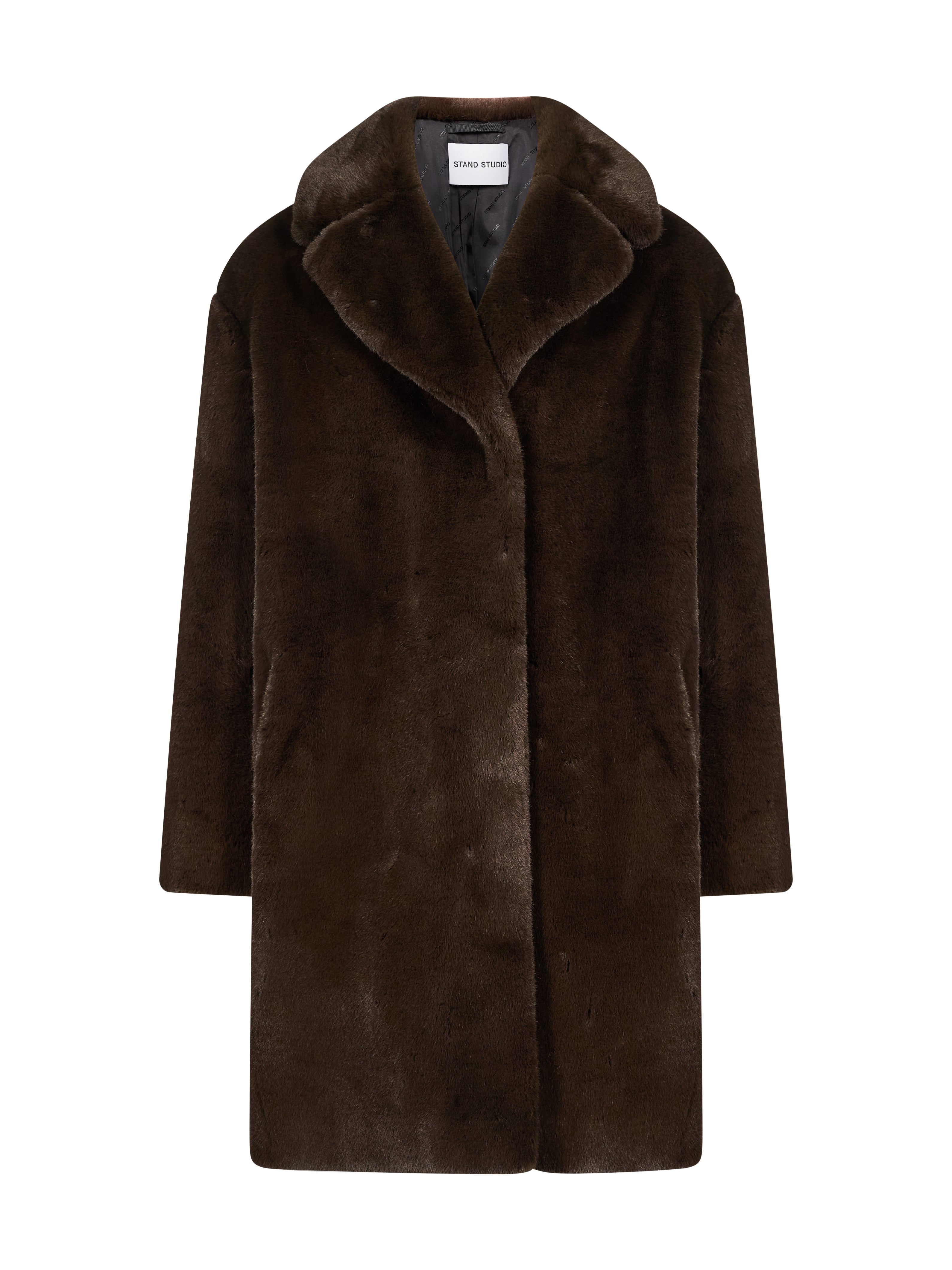 Cappotto Camille Cocoon in marrone 
