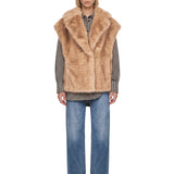 Gilet Kinley in beige 