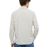 Camicia a quadri in bianco 