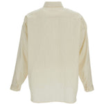Camicia oversize a righe in giallo 