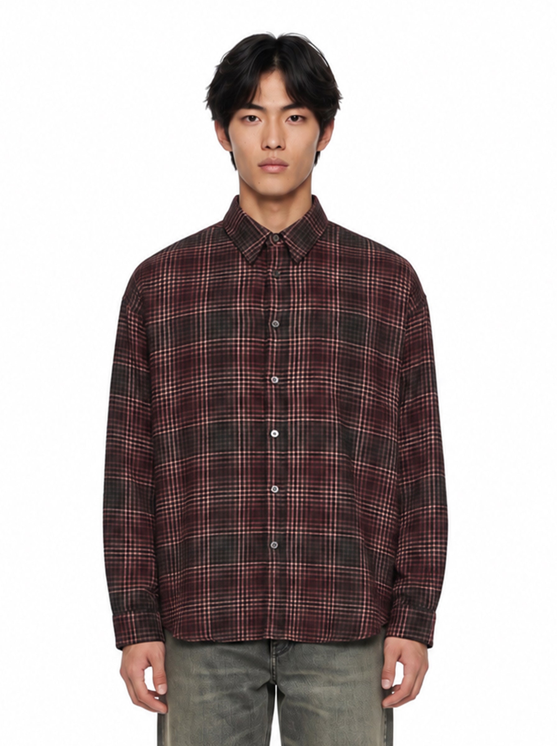 Camicia Stable a quadri multicolor 