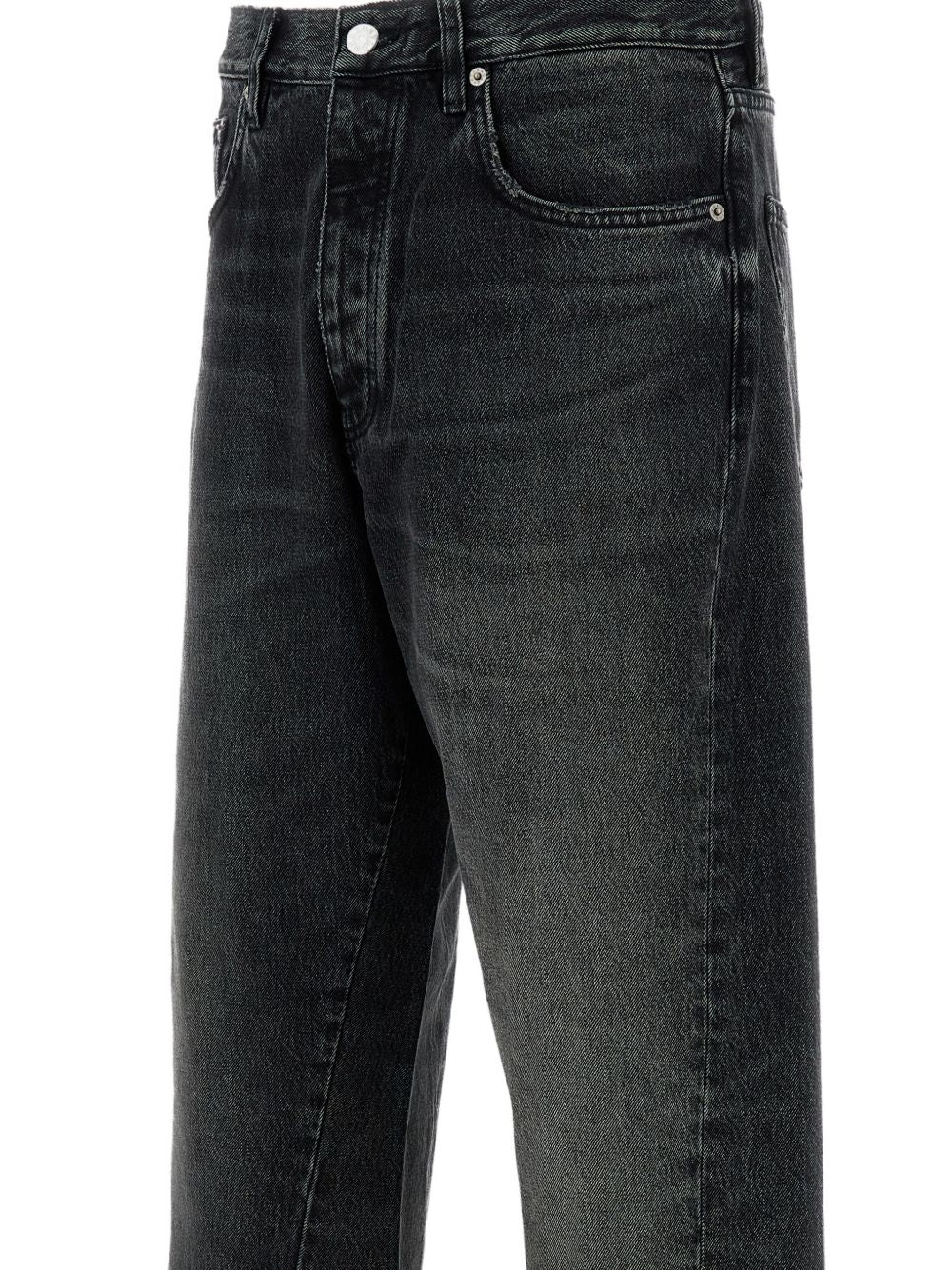 Jeans a gamba larga con cinque tasche in nero Sunflower - uomo 